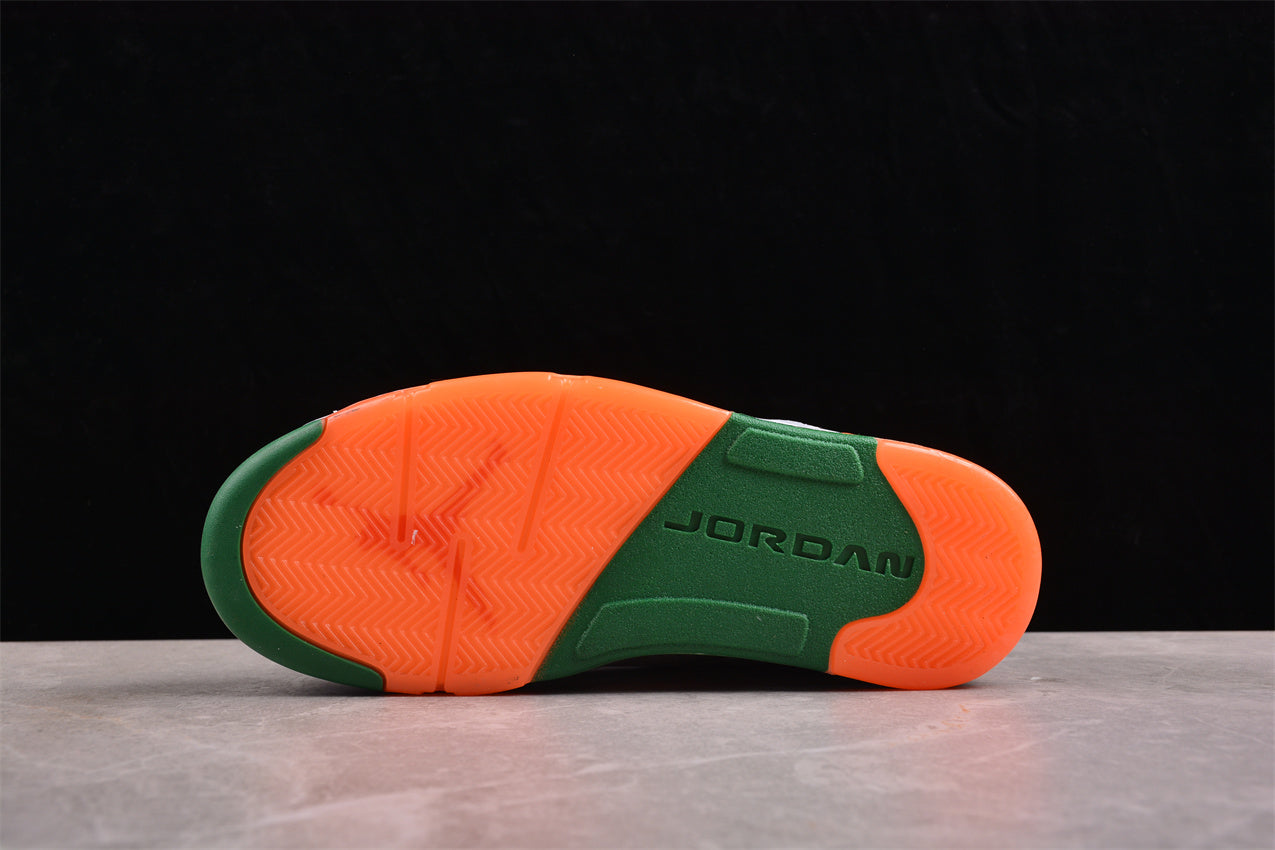 Air Jordan 5 Retro Low (GS) "Miami Hurricanes" - Best Reps Website 2025