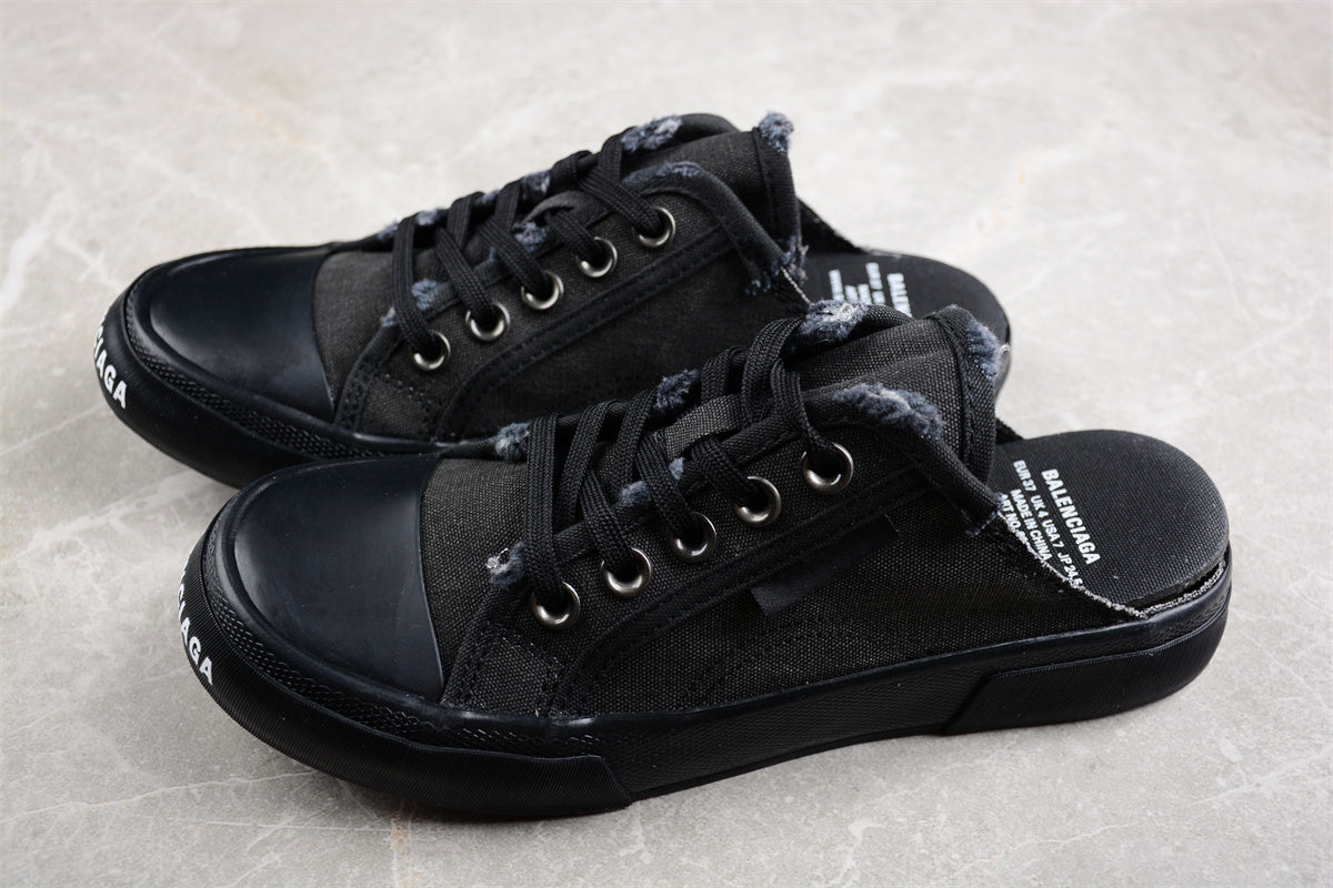 Balenciaga Canvas Low Mule in Black - Best Reps Website 2025
