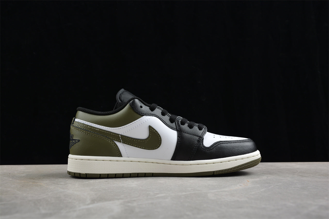 Air Jordan 1 Low "Black Toe Medium Olive" - Best Reps Website 2025