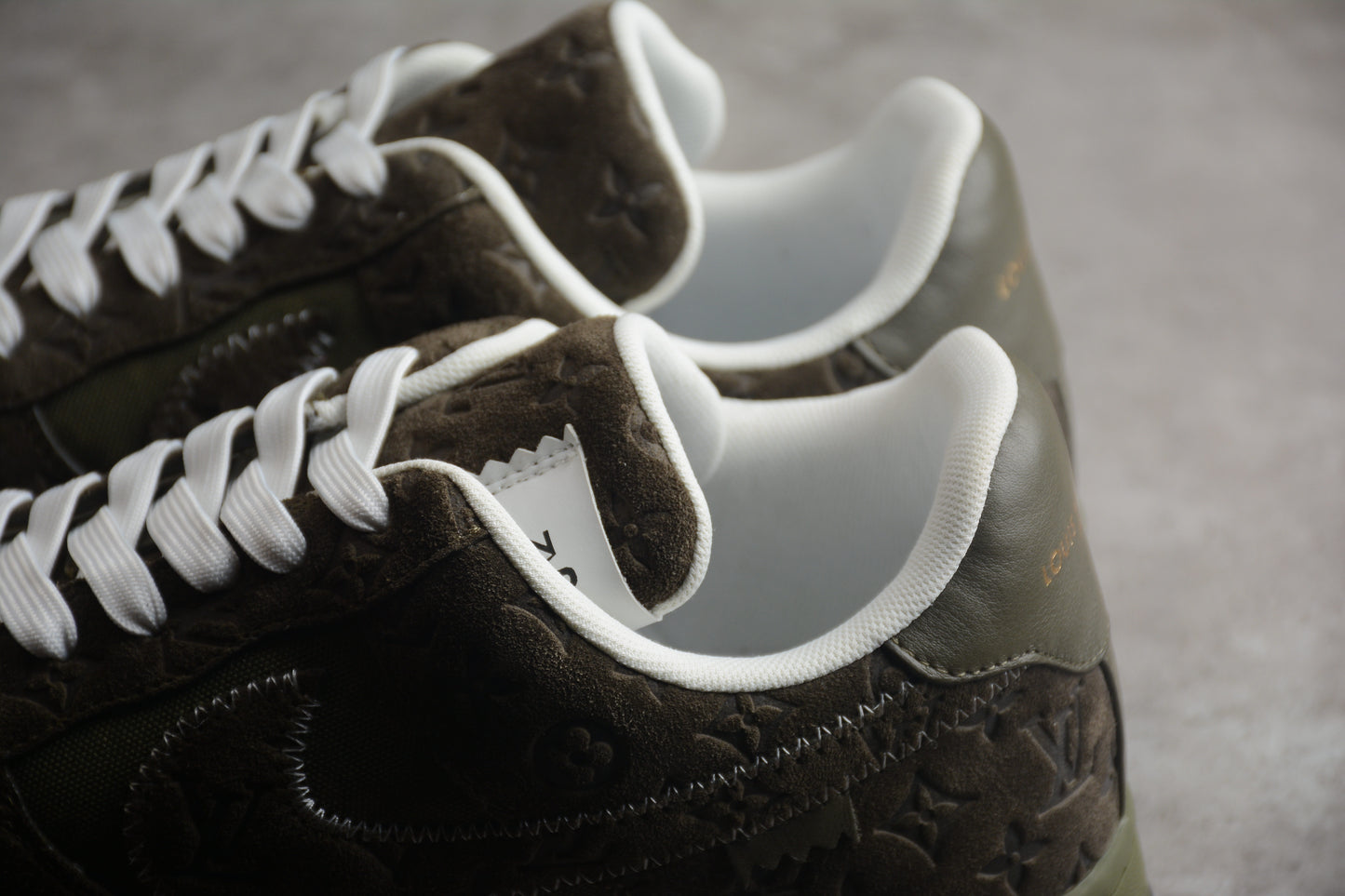 LV x Nike Air Force 1 Low Sneaker Olive