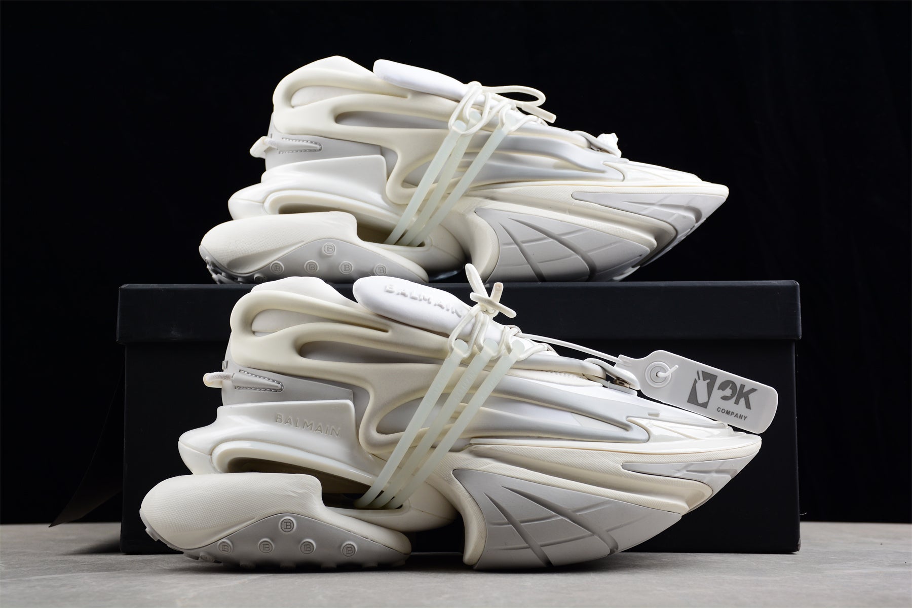 Balmain Unicorn Sneakers in All White – Neoprene &amp; Leather - Best Reps Website 2025