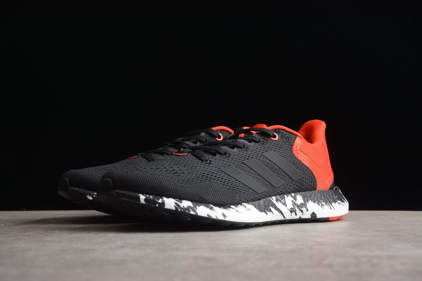Adidas PureBoost 21 'Black Vivid Red'