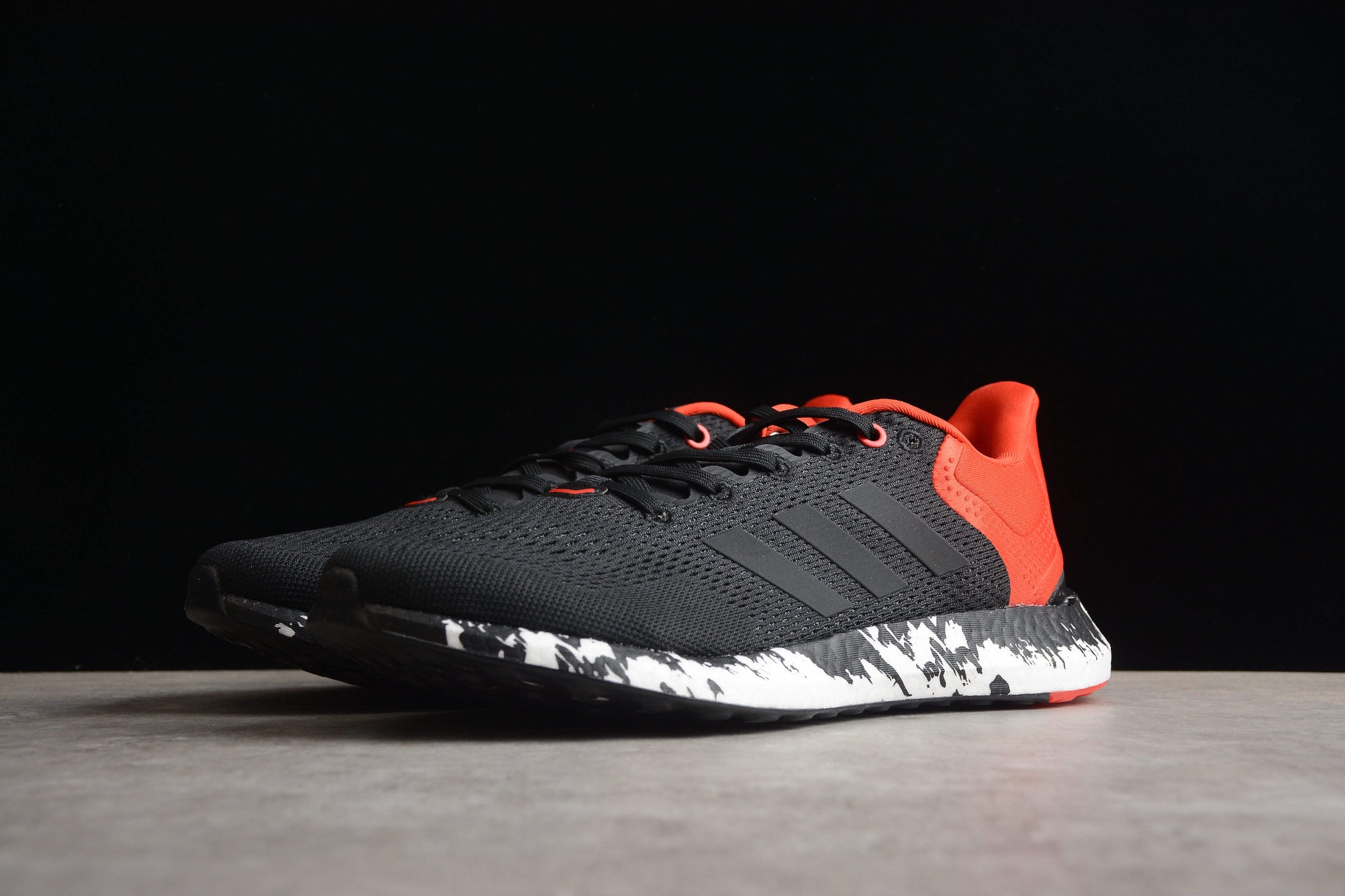 Adidas PureBoost 21 'Black Vivid Red'