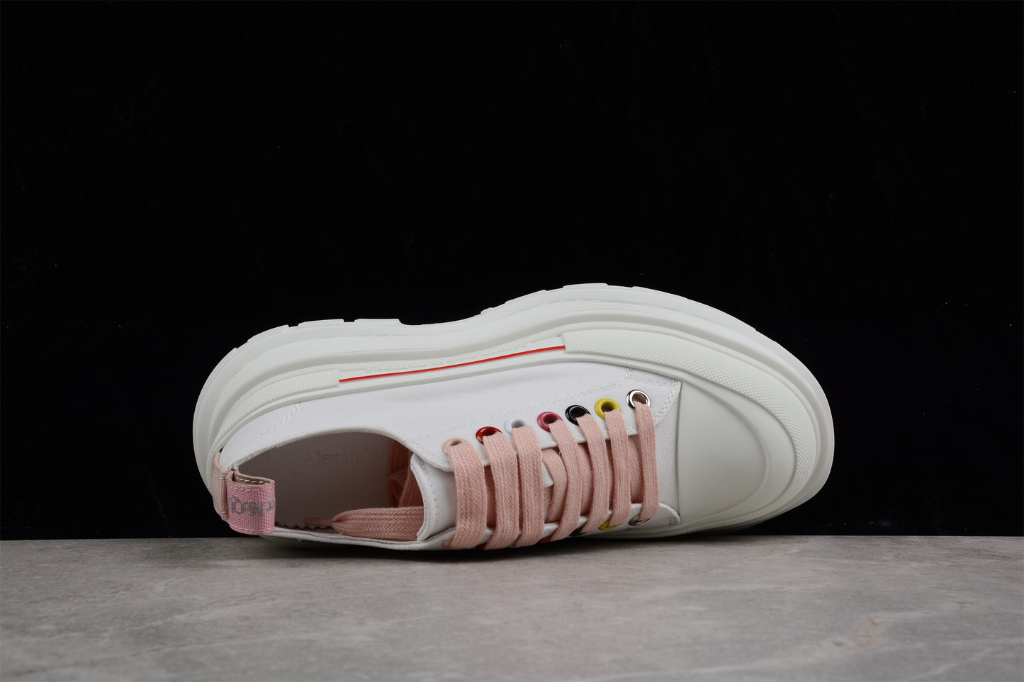 Alexander McQueen Tread Slick Low Lace Up White Multi (Women's) - Best Reps Website 2025