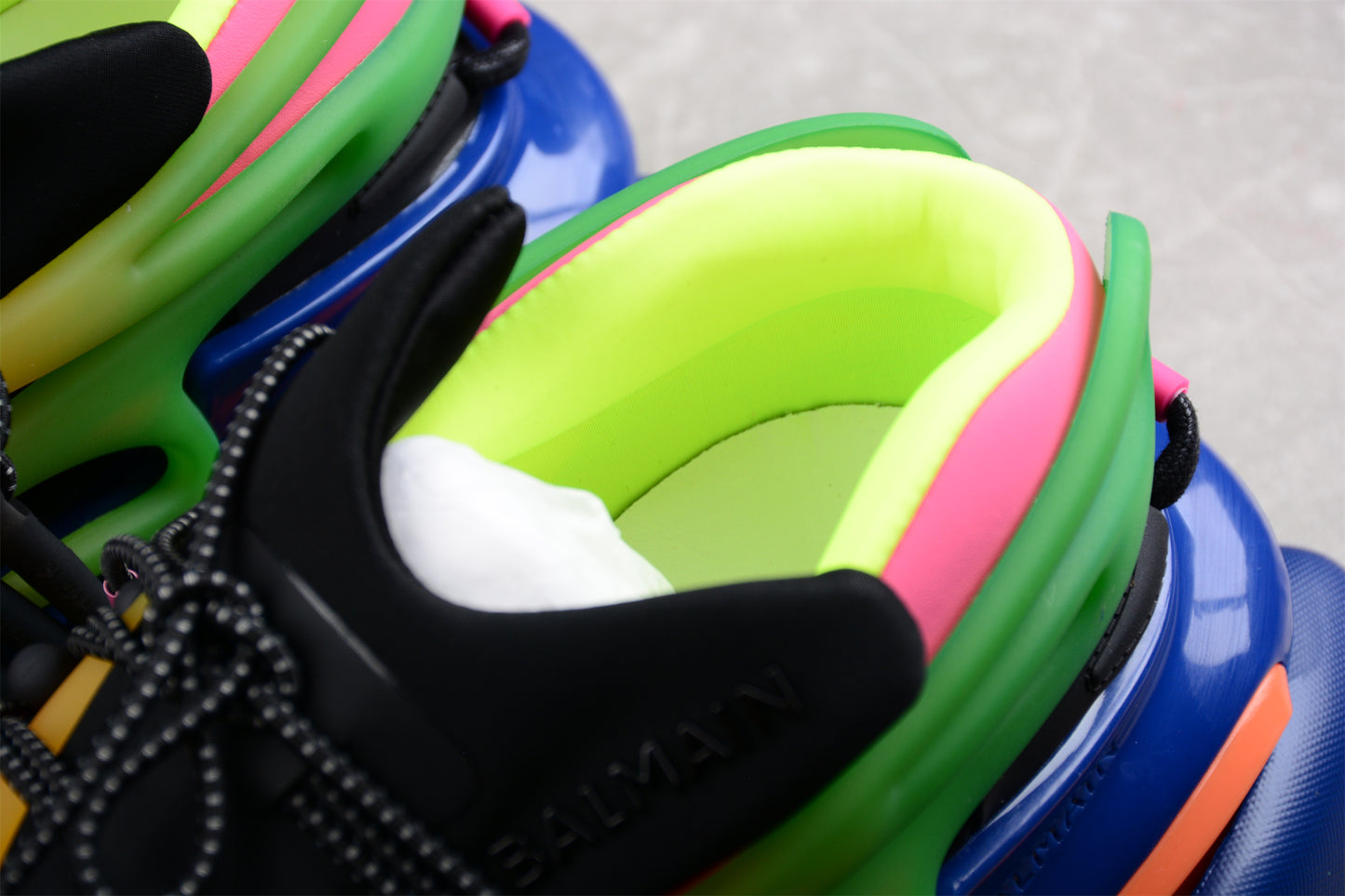 Balmain Unicorn Low-Top Sneakers in Multicolor – Neoprene &amp; Leather - Best Reps Website 2025