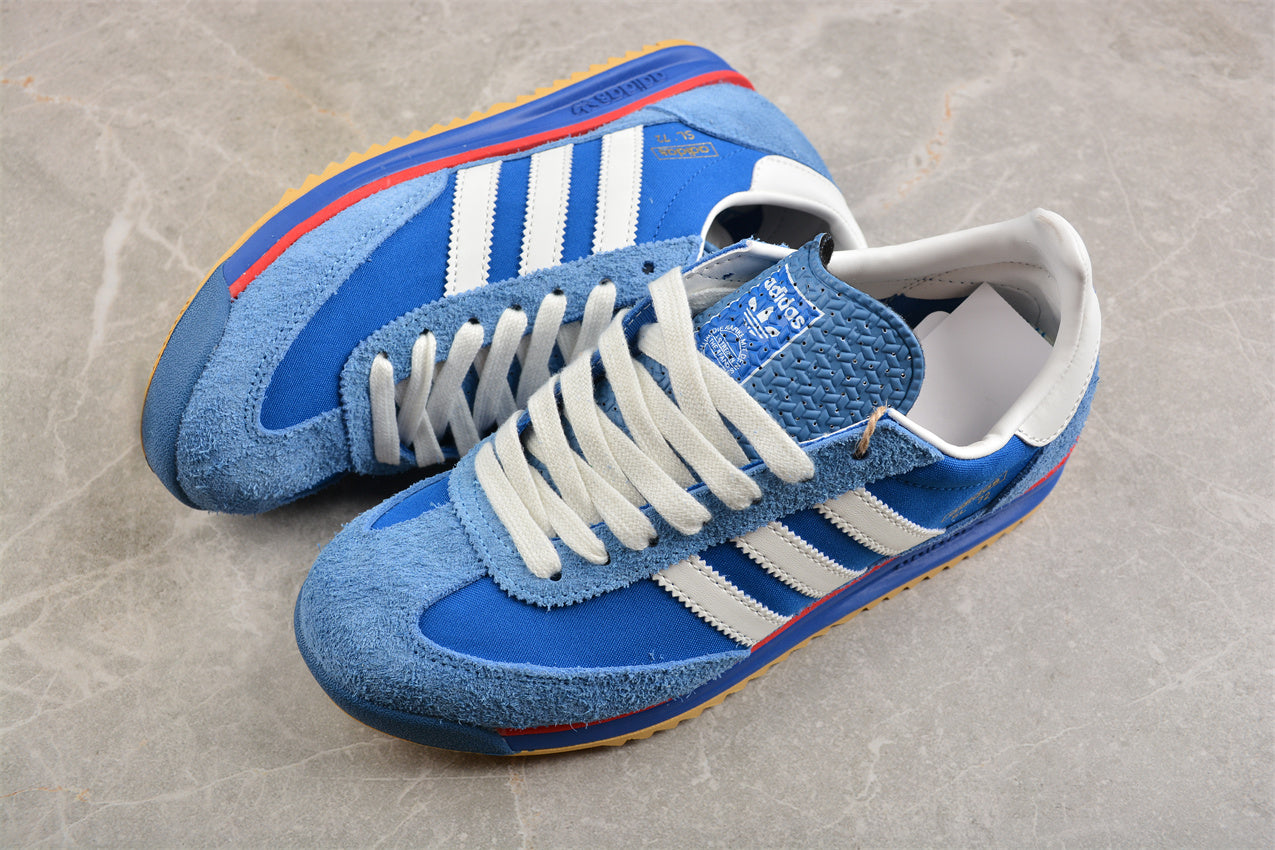 Adidas Originals SL 72 RS shoes in Blue and White Colorway