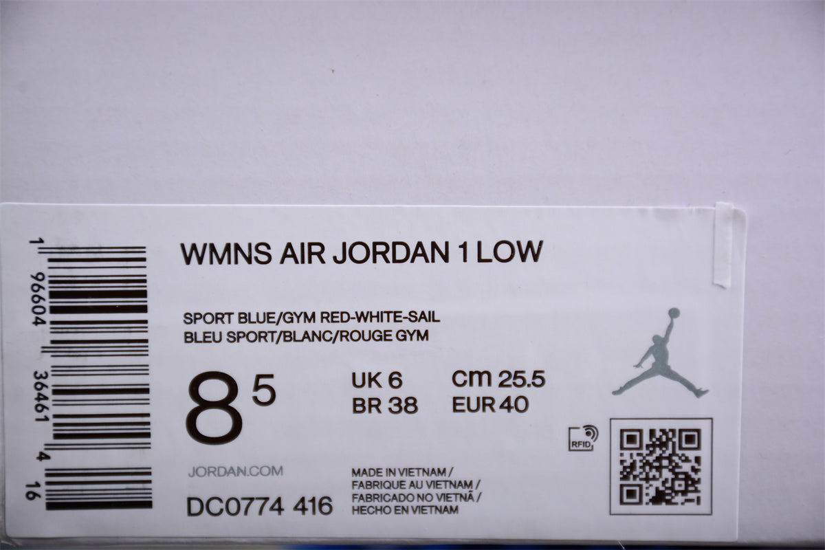 Air Jordan 1 Low "Sport Blue" - Best Reps Website 2025