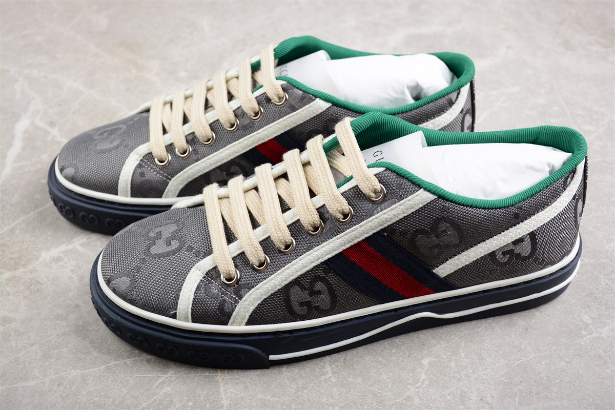 Gucci Off The Grid Tennis 1977 Low - ECONYL Dark Grey GG - Best Reps Website 2025