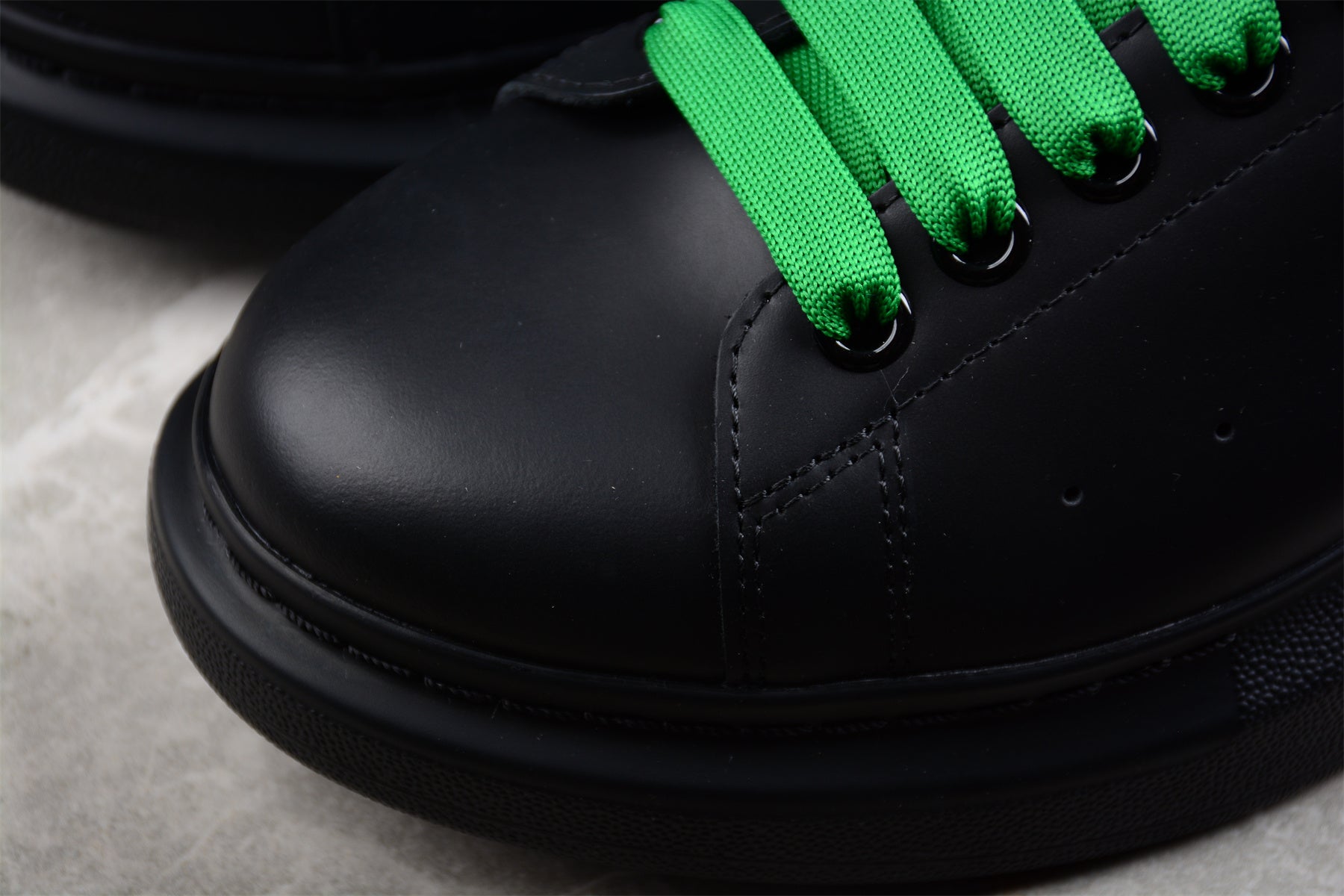 Alexander McQueen Oversized Sneaker in Black/Green - Best Reps Website 2025