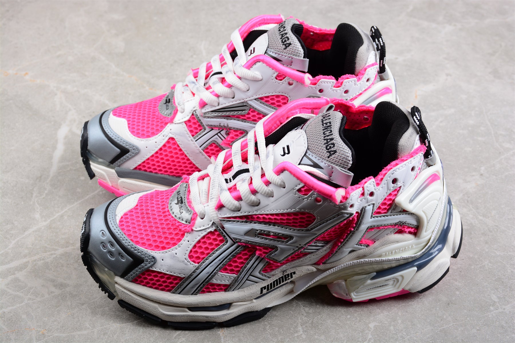 Balenciaga Runner Sneaker 'White Neon Pink' - Best Reps Website 2025