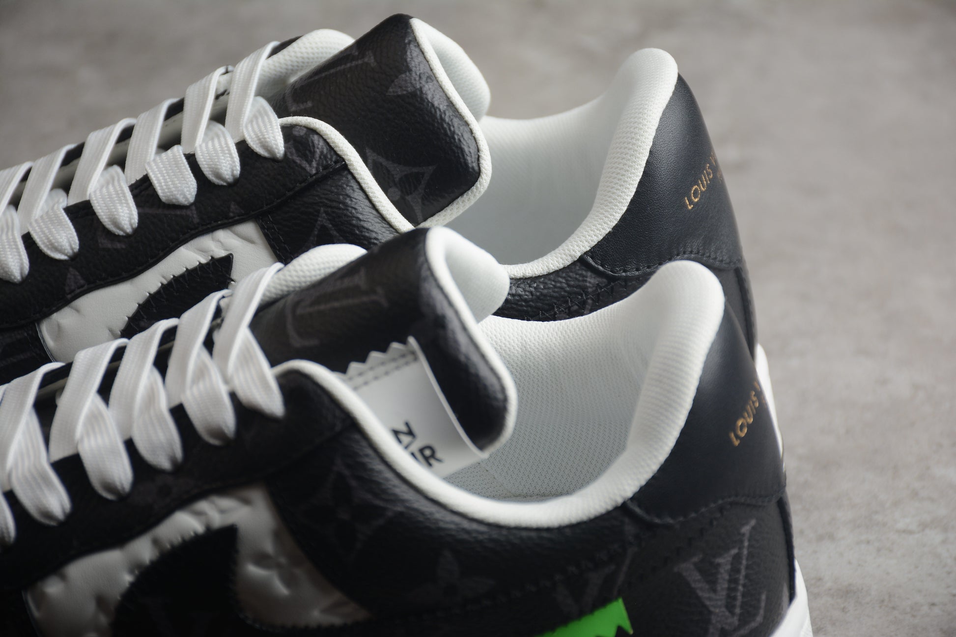 LV x Nike Air Force 1 Sneaker Black/White