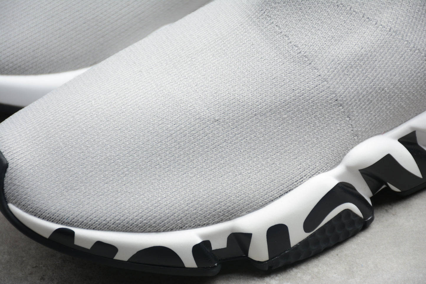 Balenciaga Speed Graffiti Trainers in White/Black - Best Reps Website 2025