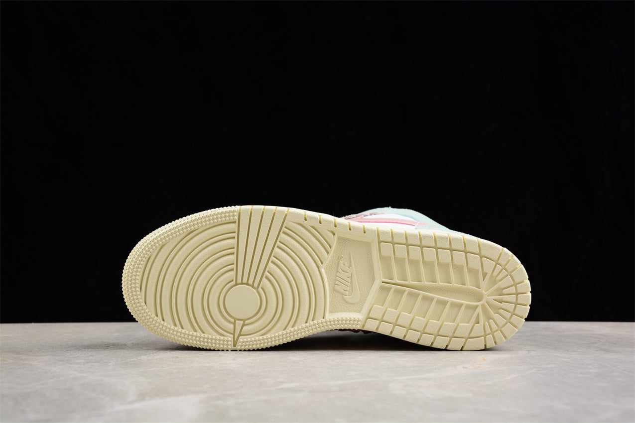 Air Jordan 1 Mid GS "Pink Oxford" (Youth) - Best Reps Website 2025