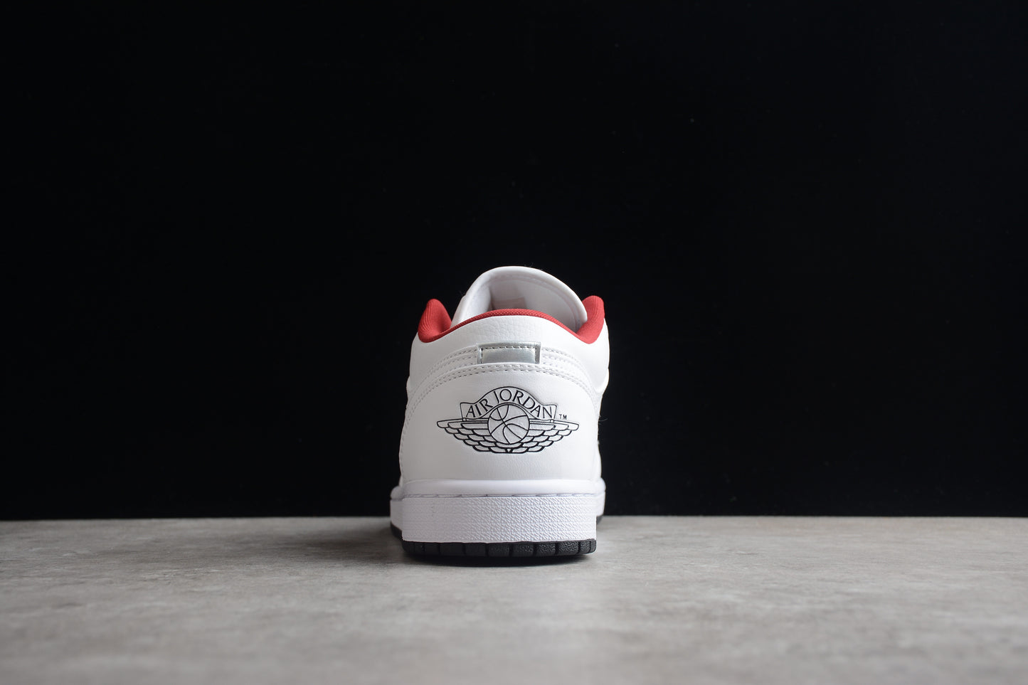 Jordan 1 Low White Gym Red Black (GS)