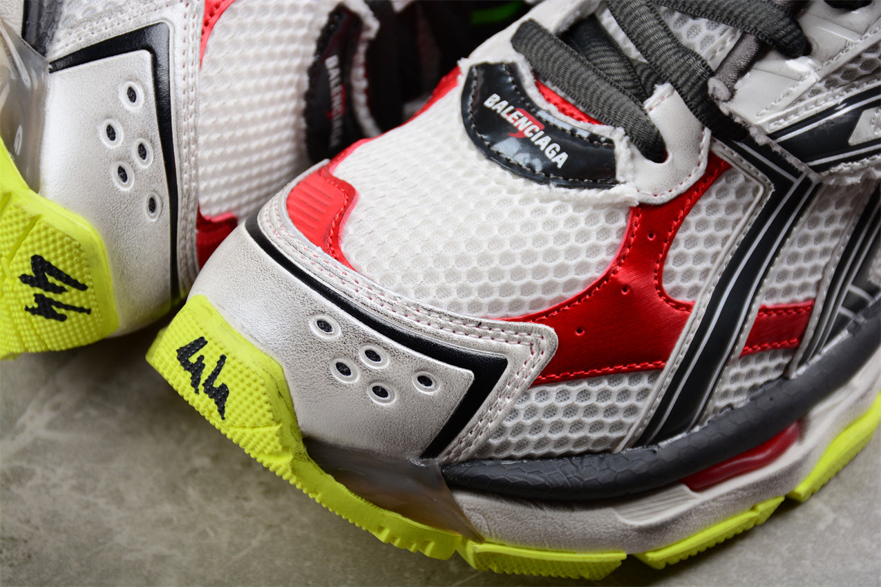 Balenciaga Runner Sneaker in Black, White, Red, and Neon Yellow - Best Reps Website 2025