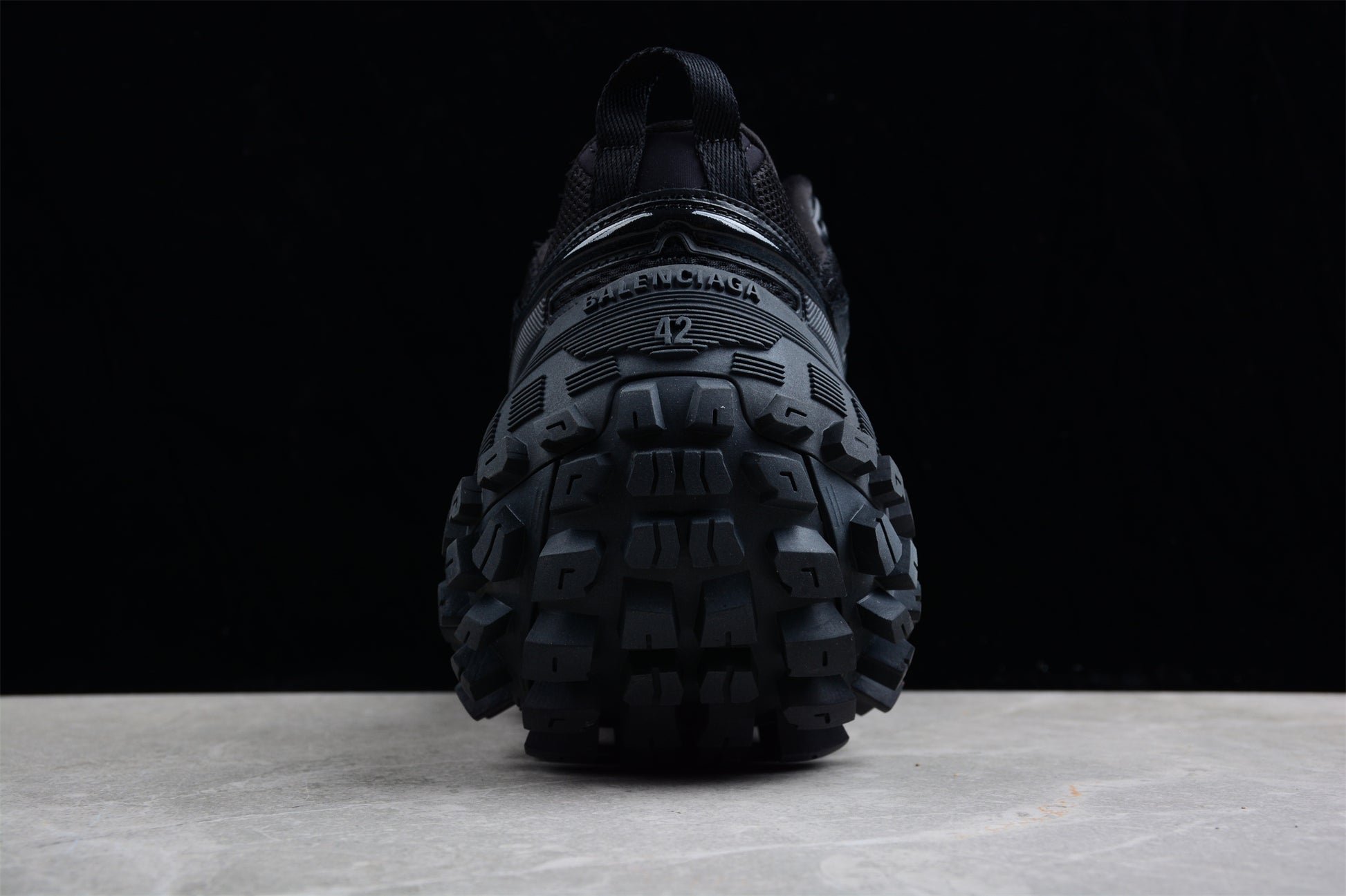 Balenciaga Defender Rubber Platform Sneakers in Black - Best Reps Website 2025