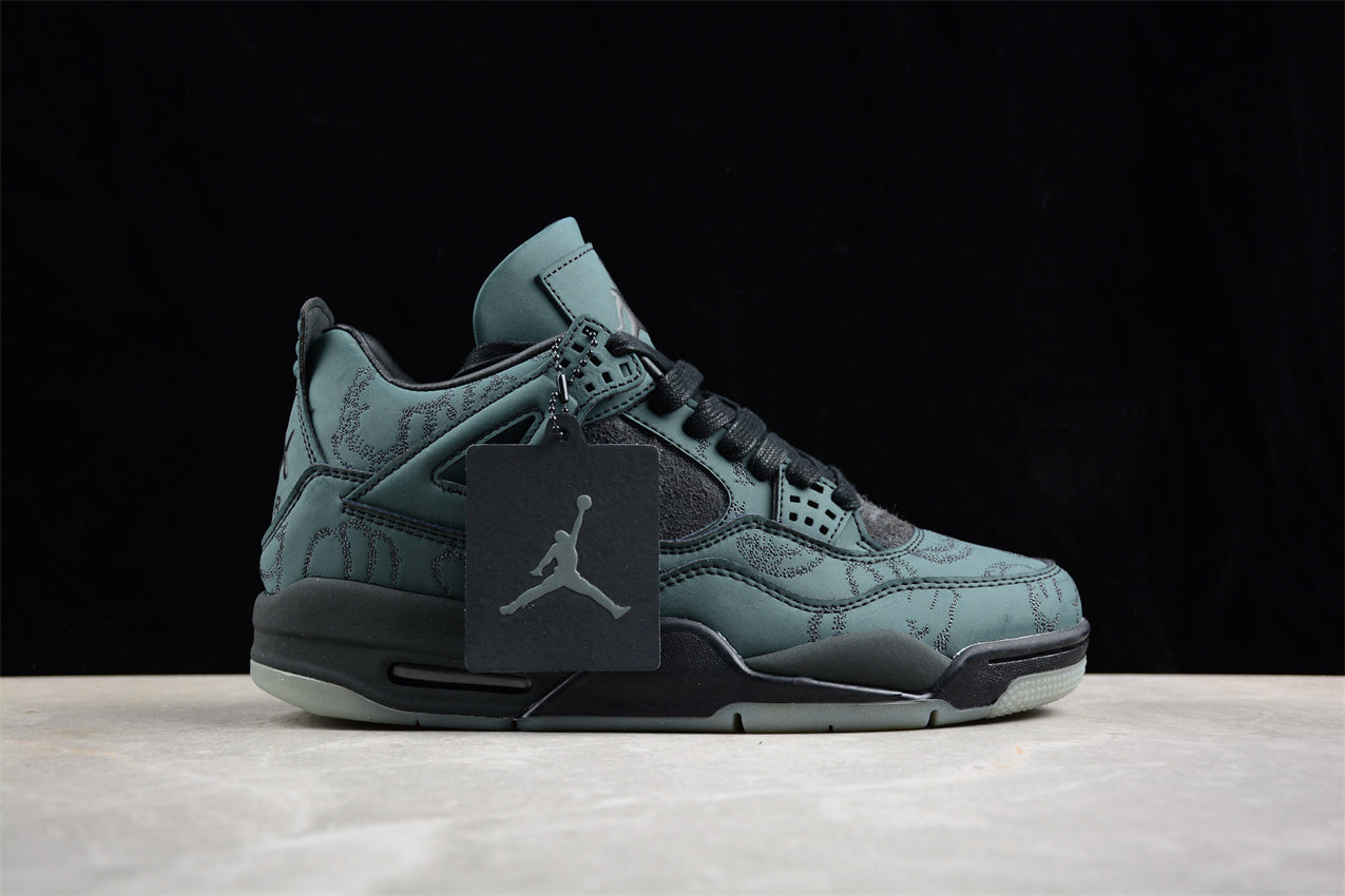 Nike Air Jordan 4 Retro "KAWS Black" - Best Reps Website 2025