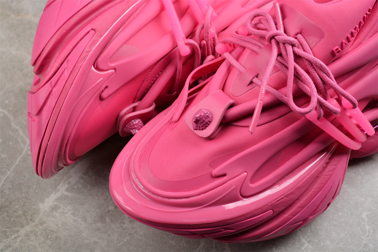 Balmain Unicorn Trainers in Neoprene and Leather Rose - Best Reps Website 2025