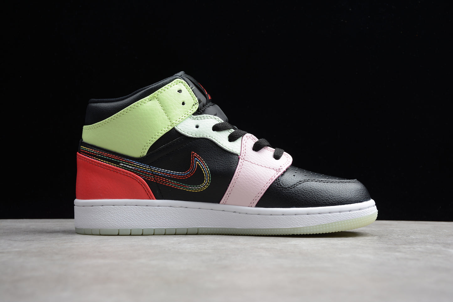 Air Jordan 1 Mid "Glow In The Dark" GS - Best Reps Website 2025
