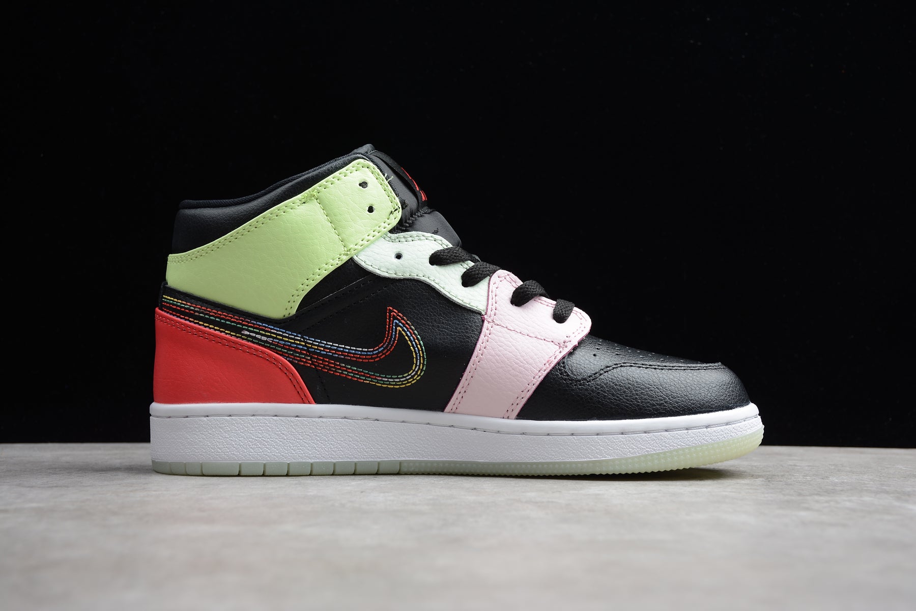 Air Jordan 1 Mid "Glow In The Dark" GS - Best Reps Website 2025