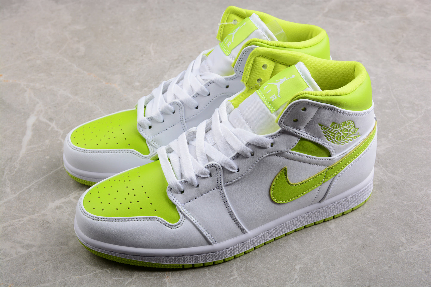 Air Jordan 1 Mid "White Lime" - Best Reps Website 2025