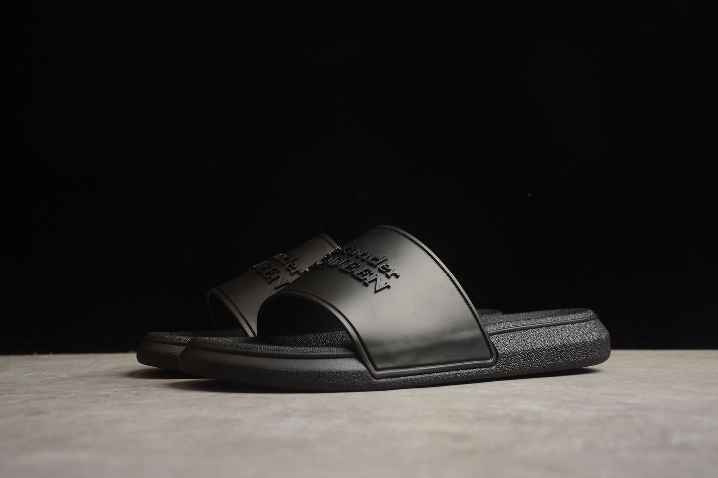 Alexander McQueen Pool Slide in Black - Best Reps Website 2025
