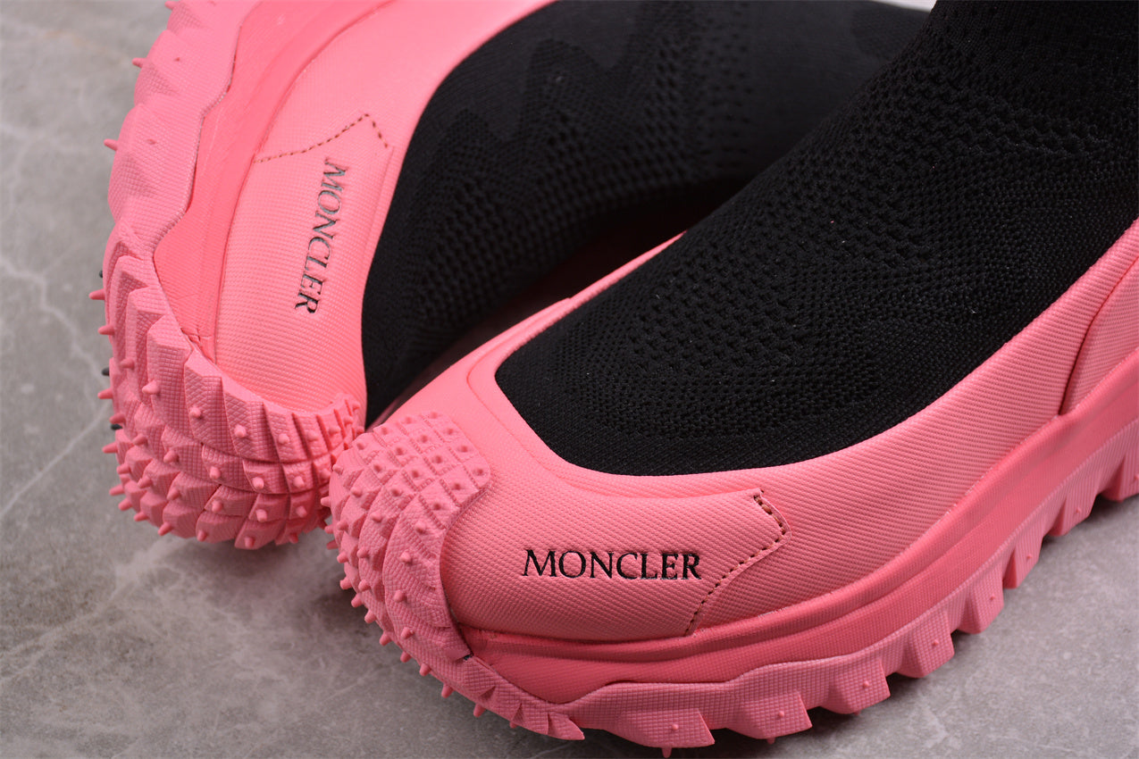 Moncler Trailgrip Sock Sneakers 'Black/Pink' - Best Reps Website 2025