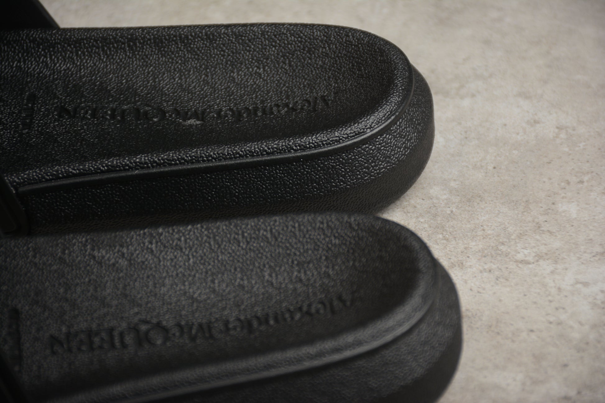 Alexander McQueen Pool Slide in Black - Best Reps Website 2025