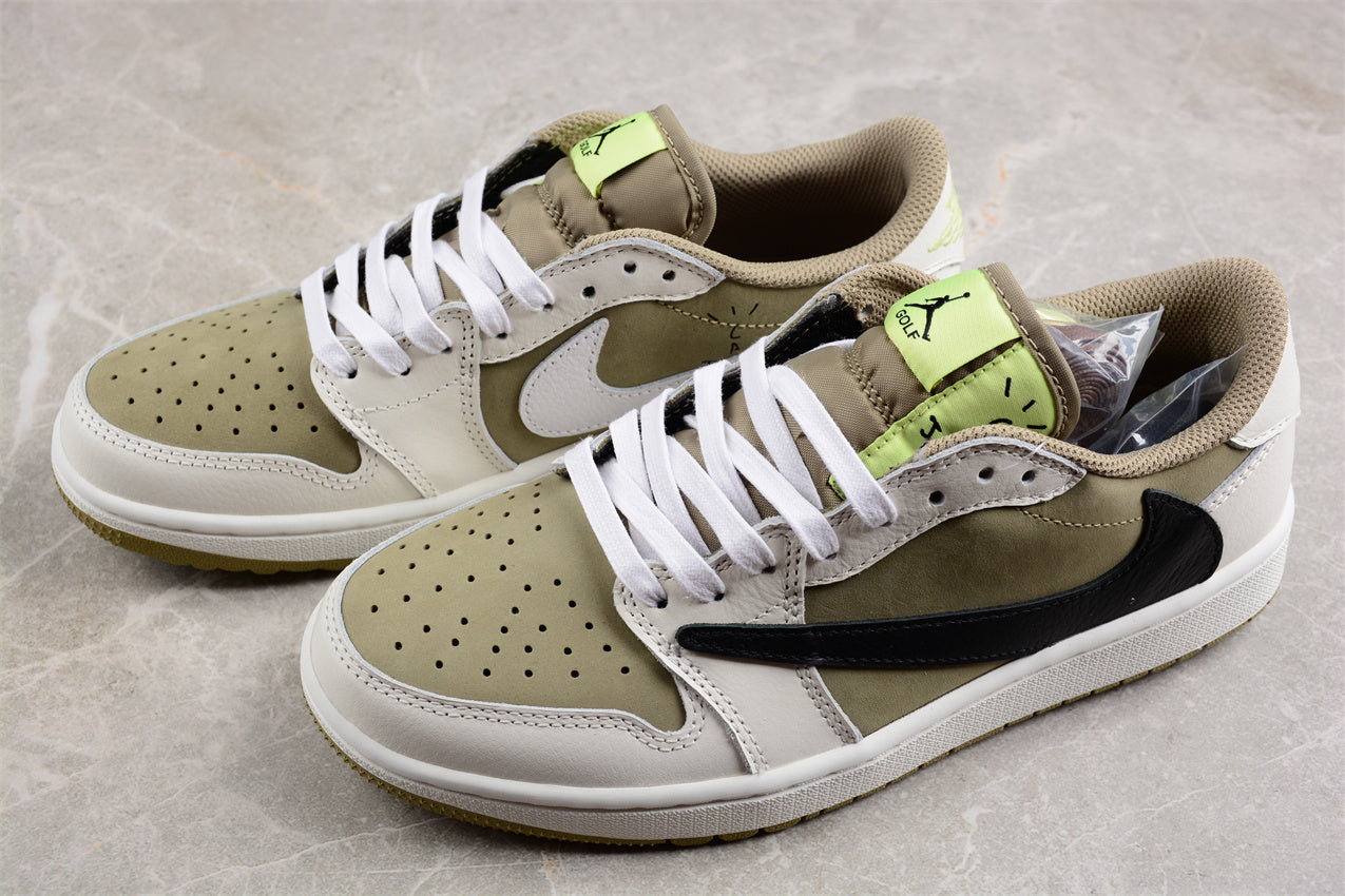 Air Jordan 1 Low Golf x Travis Scott "Neutral Olive" - Best Reps Website 2025