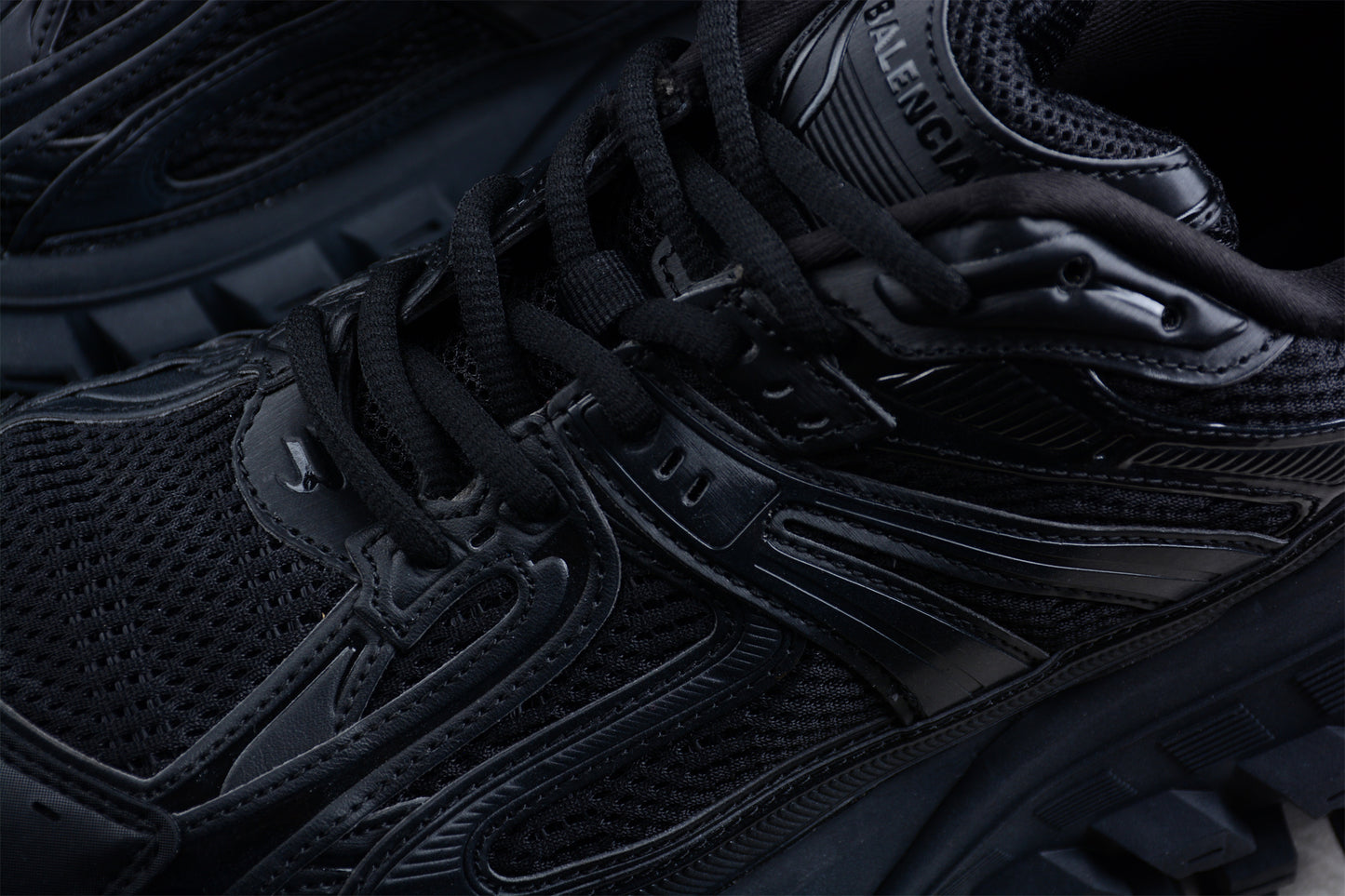 Balenciaga Defender Rubber Platform Sneakers in Black - Best Reps Website 2025