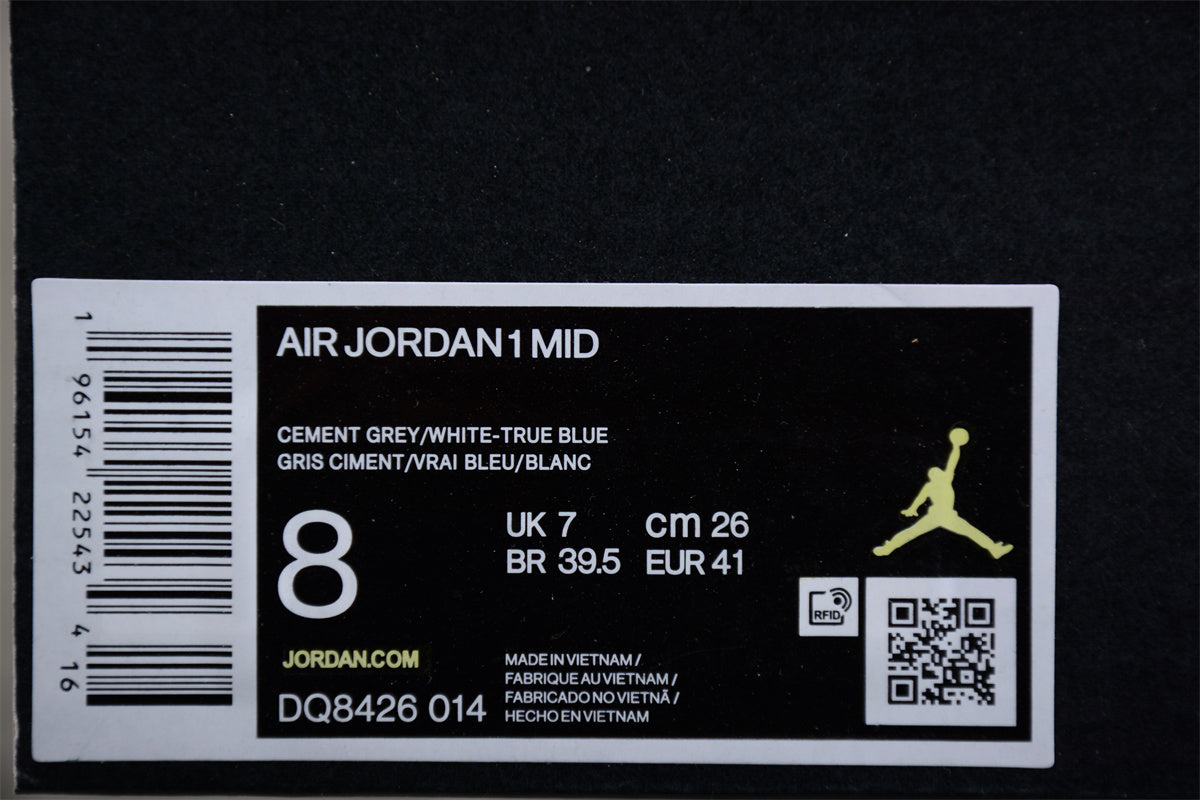 Air Jordan 1 Mid "True Blue"