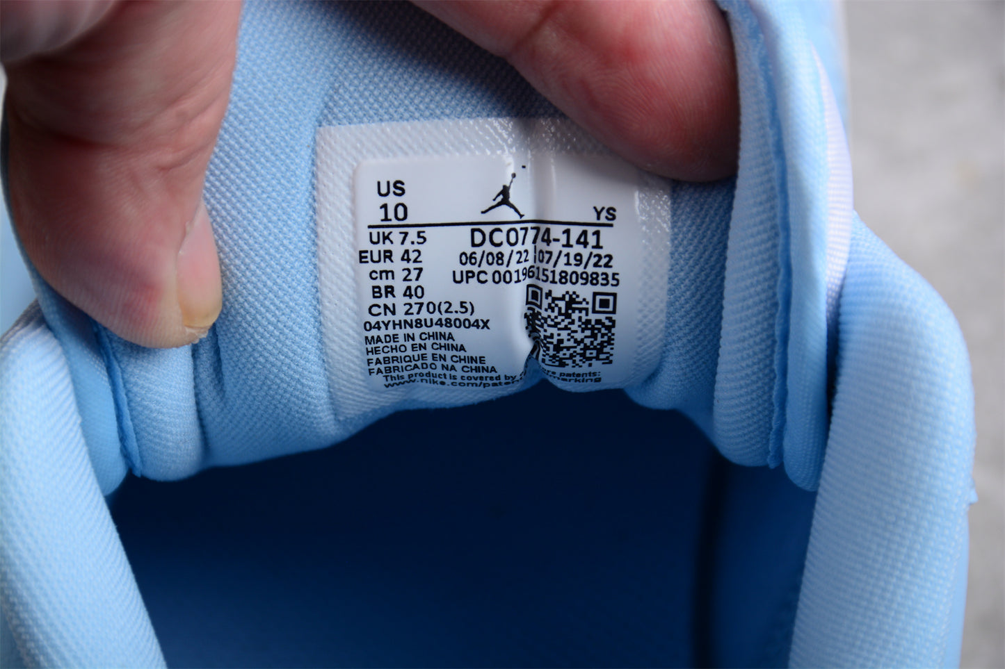 Air Jordan 1 Low "Ice Blue"