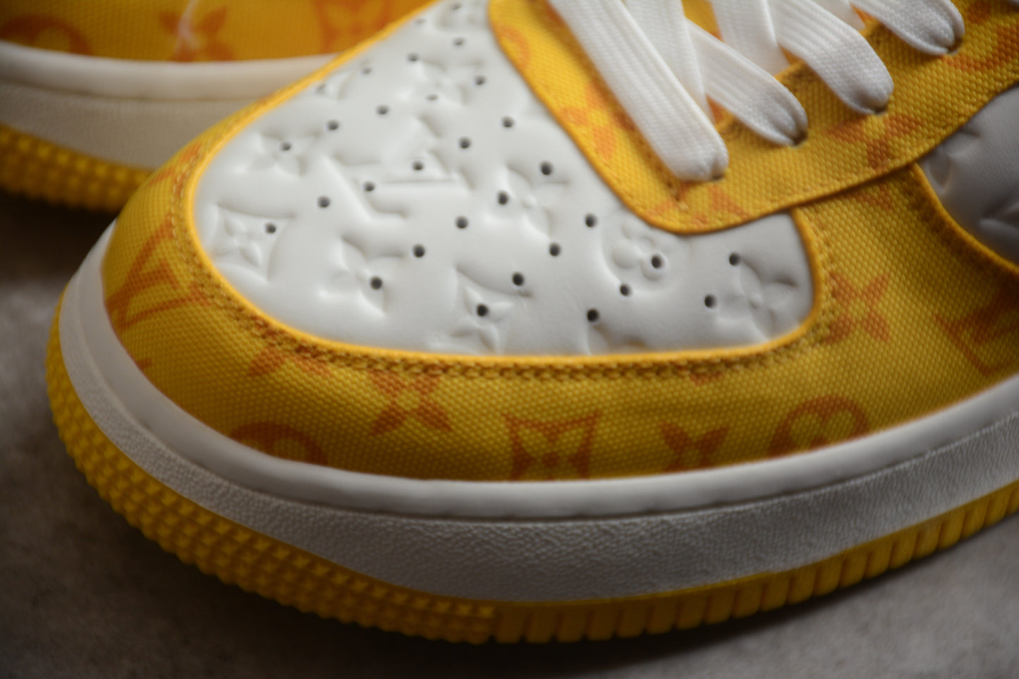 LV x Nike Air Force 1 "Yellow"