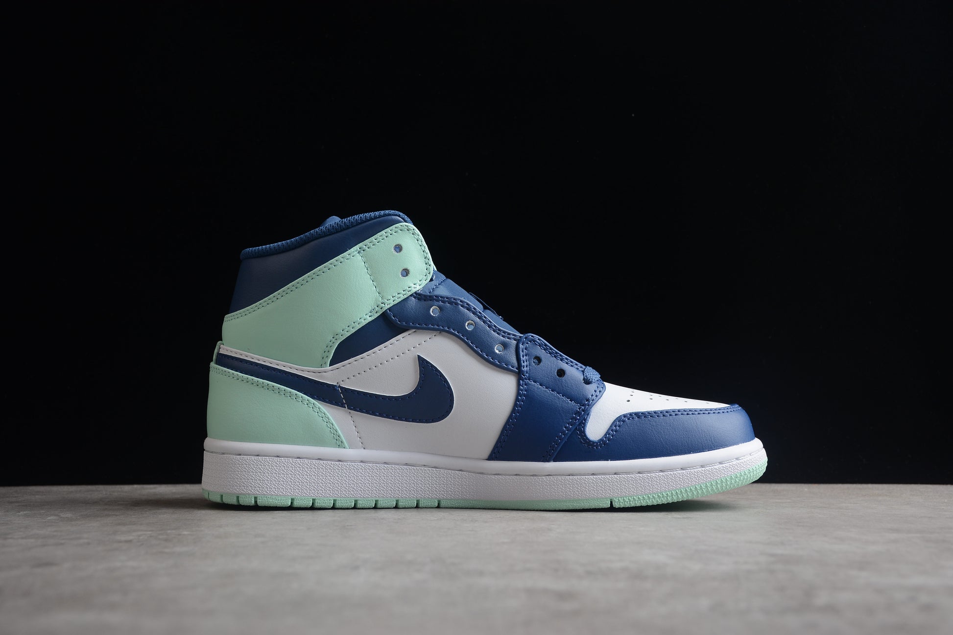 Nike Air Jordan 1 Mid Mystic Navy Mint Foam White - Best Reps Website 2025