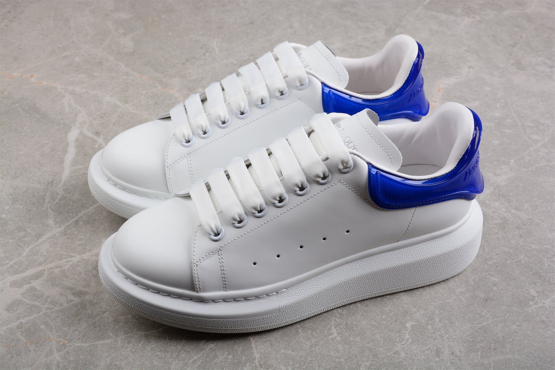 Alexander McQueen Oversized Sneaker 'White Electric Blue' - Best Reps Website 2025
