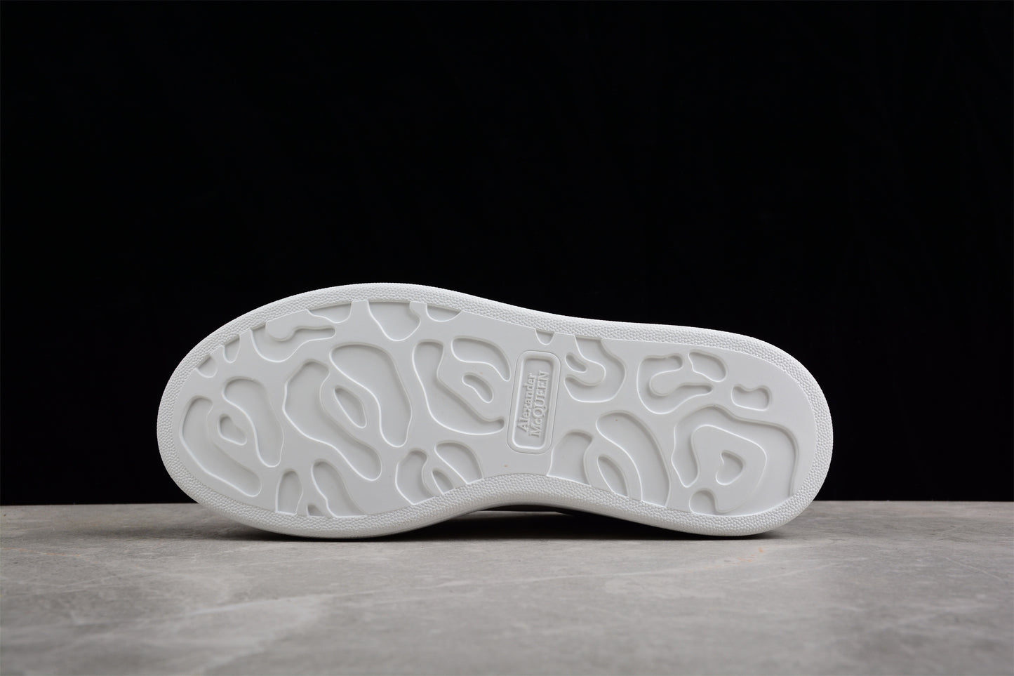 Alexander McQueen Oversized Sneaker in White/Navy - Best Reps Website 2025