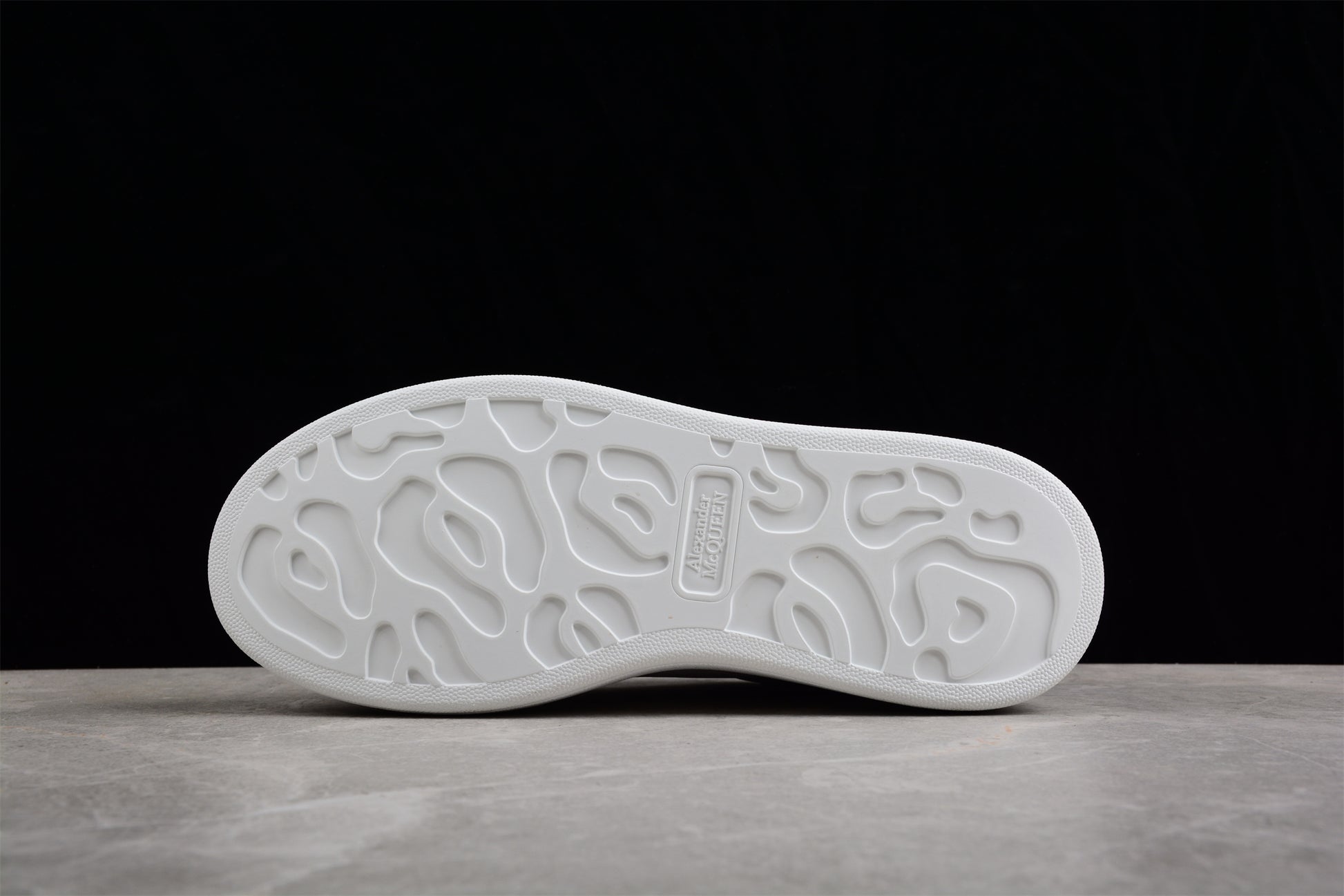Alexander McQueen Oversized Sneaker in White/Navy - Best Reps Website 2025