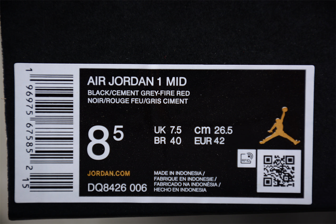Air Jordan 1 Mid "Bred Shadow" - Best Reps Website 2025
