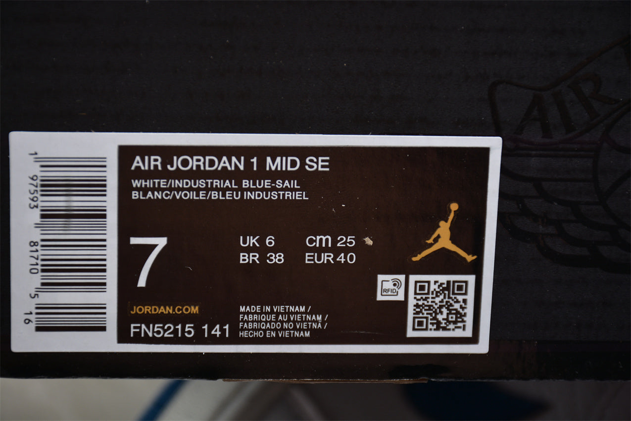 Air Jordan 1 Mid "Industrial Blue" - Best Reps Website 2025