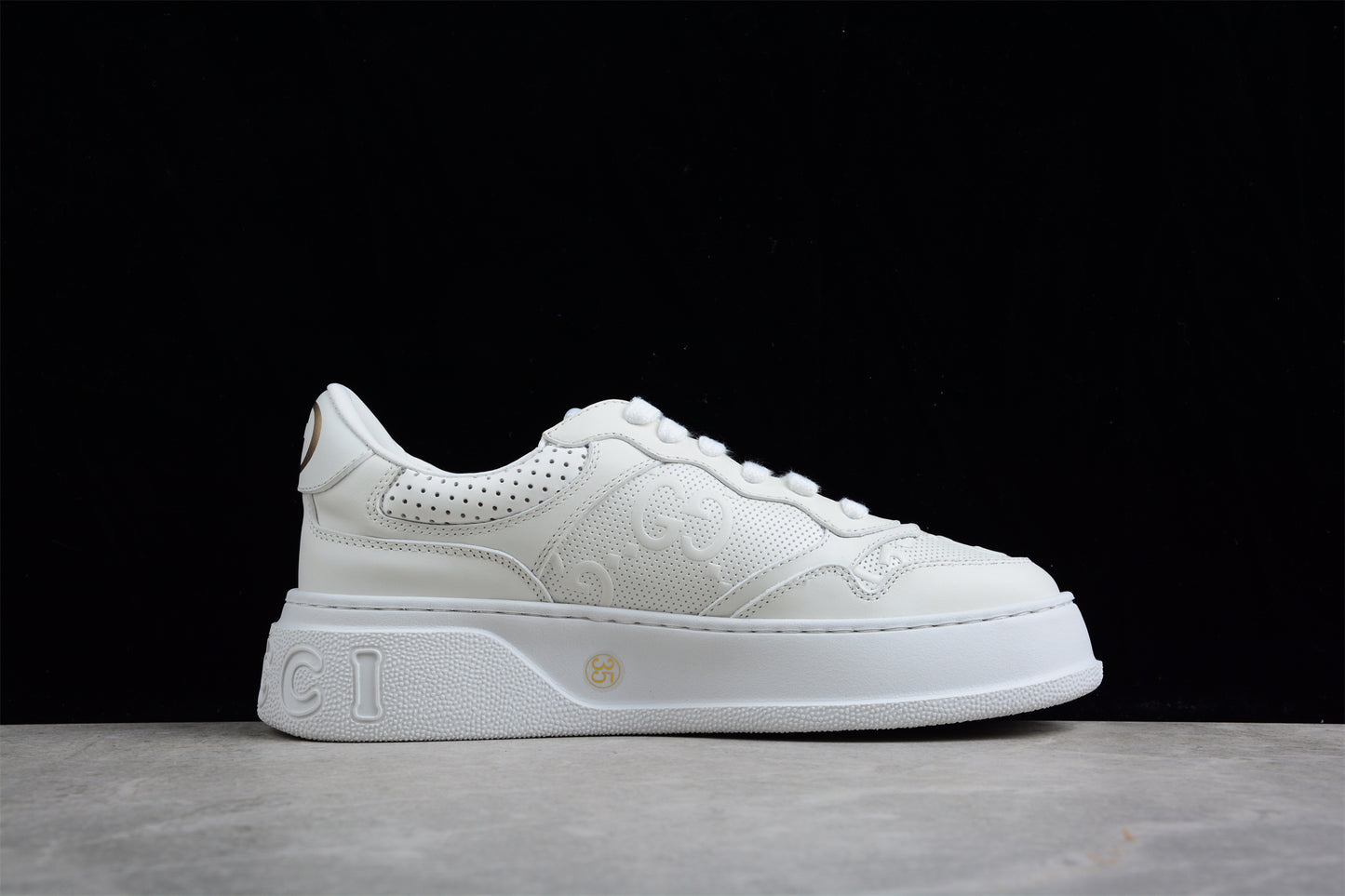 Gucci Embossed GG Logo Sneaker "White" - Best Reps Website 2025