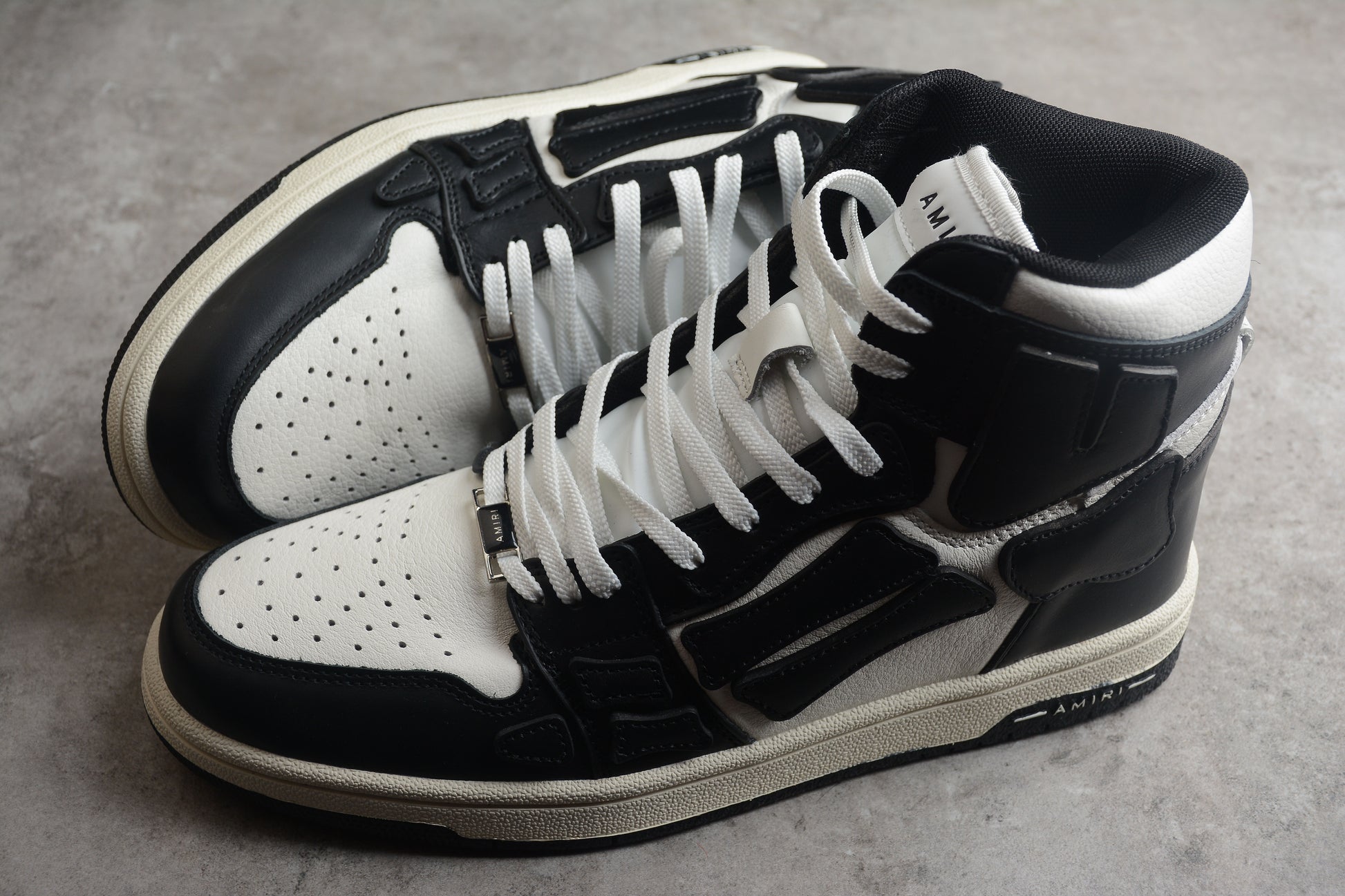  AMIRI Skel Top High 'White Black' -Switchreps