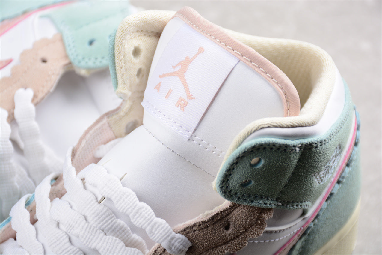 Air Jordan 1 Mid GS "Pink Oxford" (Youth) - Best Reps Website 2025