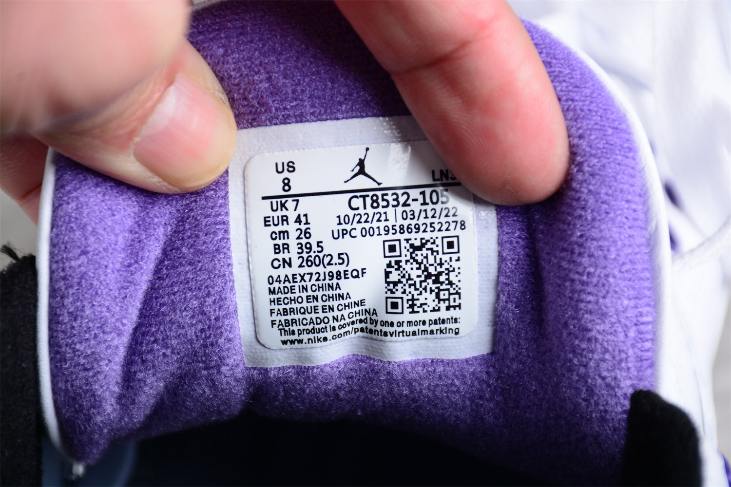 Air Jordan 3 "Dark Iris" - Best Reps Website 2025