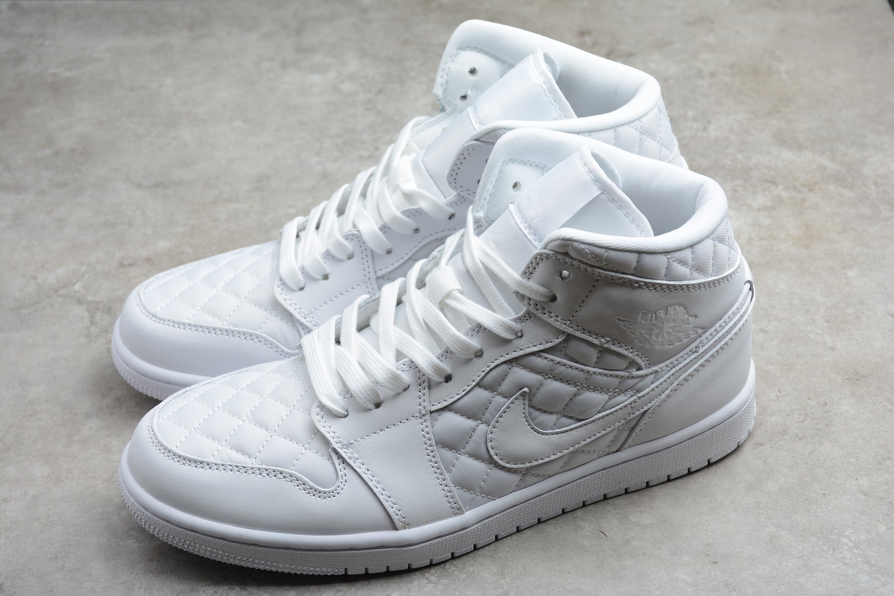 Air Jordan 1 Mid "White Quilted" - Best Reps Website 2025