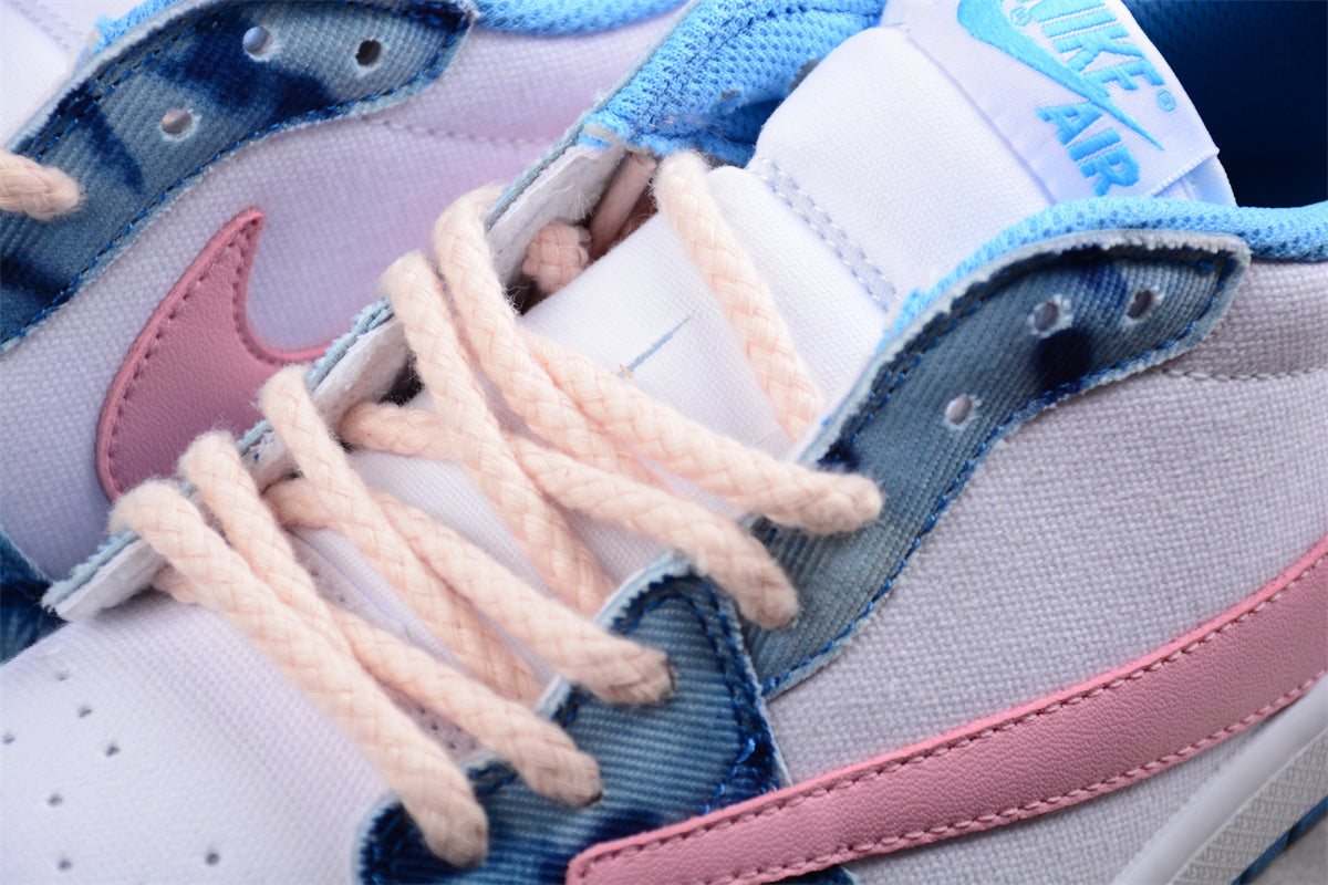 Air Jordan 1 Low SE "Canvas Denim Pink Blue". - Best Reps Website 2025