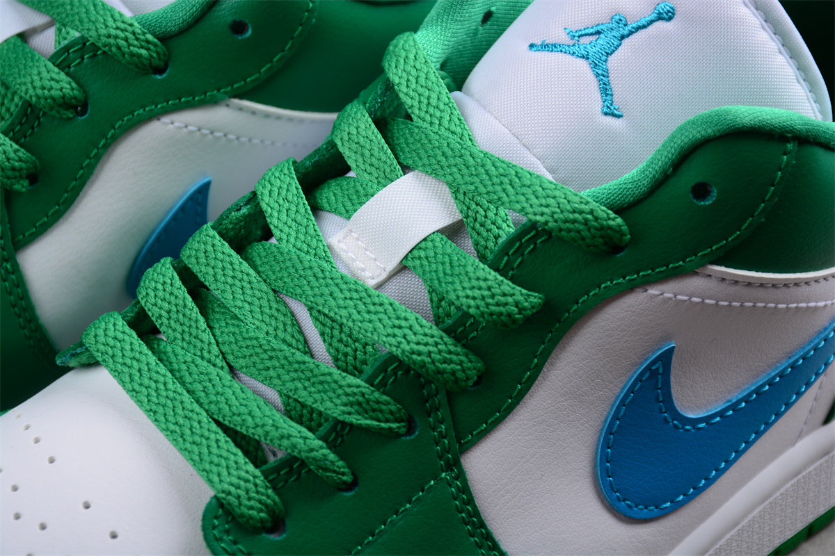 Air Jordan 1 Low "Lucky Green Aquatone"
