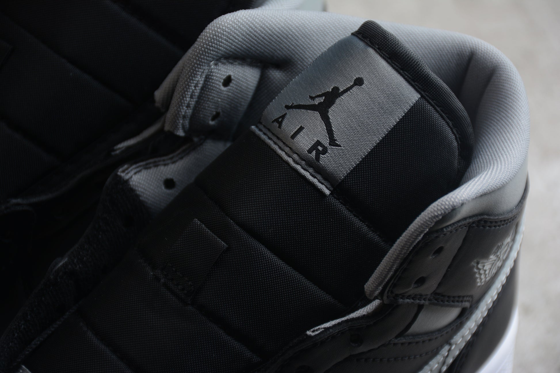 Nike Air Jordan 1 Mid Black/Particle Grey/White - Best Reps Website 2025