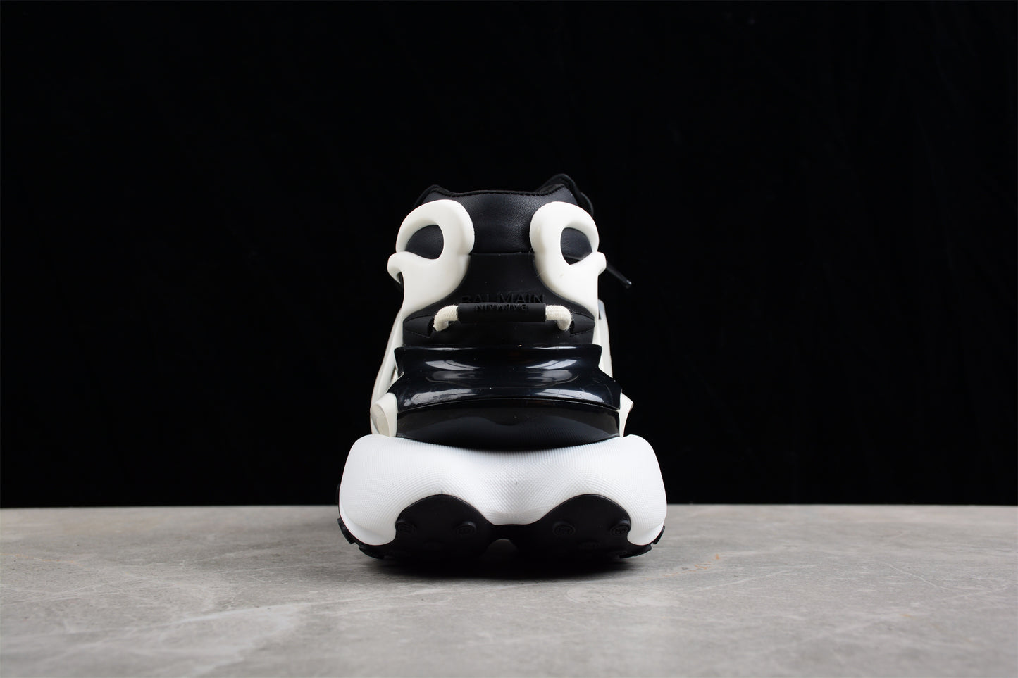 Balmain Unicorn Low-Top Sneakers in White/Black – Neoprene &amp; Leather - Best Reps Website 2025