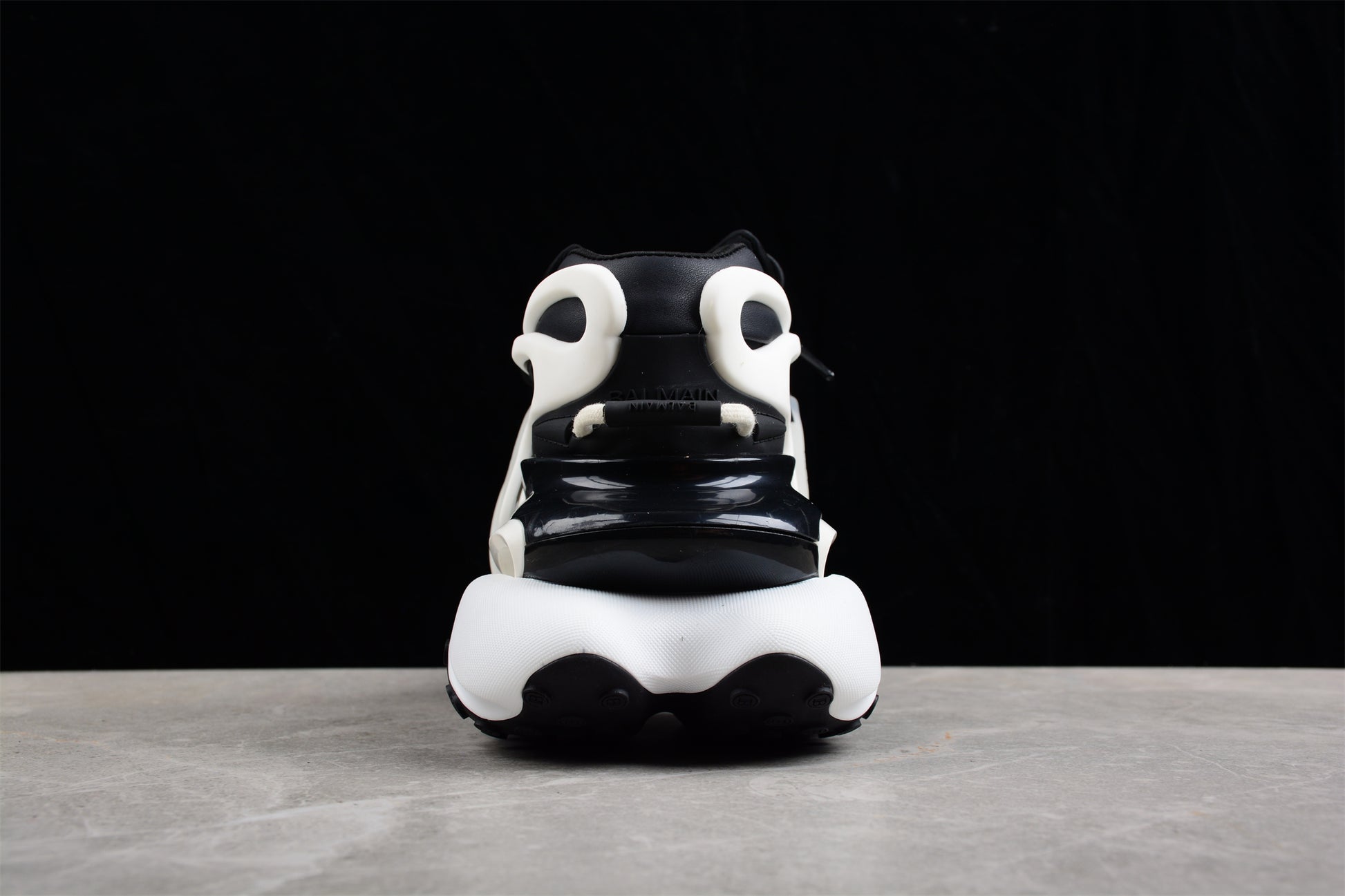 Balmain Unicorn Low-Top Sneakers in White/Black – Neoprene &amp; Leather - Best Reps Website 2025
