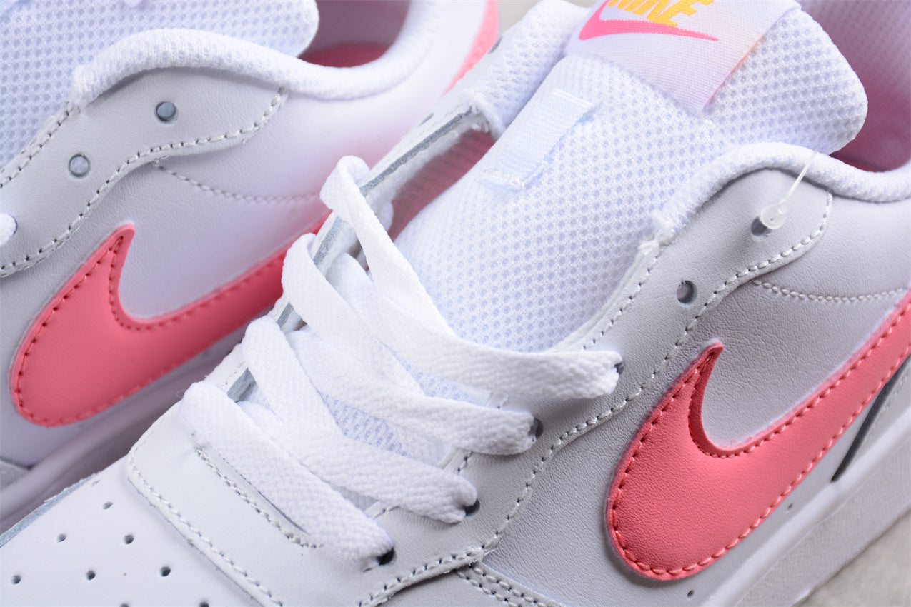 Nike Court Borough Low 2 GS "White Coral Laser Orange"